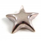 Sterling Silver Mexican 5 Pointed Star Brooch Signed Tiffany