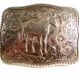 Vintage Western Cowboy Standing Horse Belt Buckle 12022013