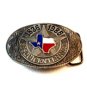 Vintage Texas Sesquicentennial Enameled Belt Buckle