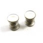 Art Deco True Vintage Silvertone Mother Pearl Cufflinks By SNAP LINK 101314