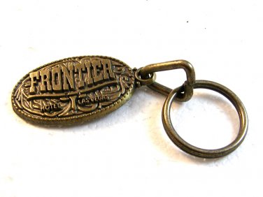 Vintage Frontier Hotel Las Vegas Key Chain / Ring