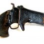 Vintage Derringer Pistol Gun Belt Buckle