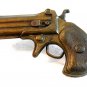 Vintage Derringer Pistol Gun Belt Buckle
