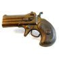 Vintage Derringer Pistol Gun Belt Buckle