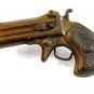 Vintage Derringer Pistol Gun Belt Buckle