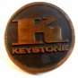 Vintage Solid Brass K Keystone Belt Buckle