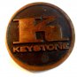 Vintage Solid Brass K Keystone Belt Buckle