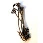 Vintage Sterling Silver Flower Brooch