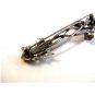 Vintage Sterling Silver Flower Brooch