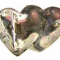 Ladies Silver Strike Entwined Hearts Western Belt Buckle 11142013