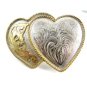 Ladies Silver Strike Entwined Hearts Western Belt Buckle 11142013