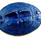 Western Blue Alligator Leather Belt Buckle 5714 Not Signed