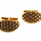 Sterling Silver Gold Vermeil Cufflinks 62414