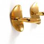 Sterling Silver Gold Vermeil Cufflinks 62414