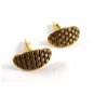 Sterling Silver Gold Vermeil Cufflinks 62414