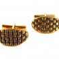 Sterling Silver Gold Vermeil Cufflinks 62414
