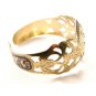 Unusual Vintage Filigree Sterling Silver Cuff Bracelet