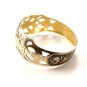 Unusual Vintage Filigree Sterling Silver Cuff Bracelet