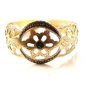 Unusual Vintage Filigree Sterling Silver Cuff Bracelet