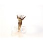 Vintage Sterling Silver Cz Engagement Ring Sz 9