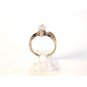 Vintage Sterling Silver Cz Engagement Ring Sz 9