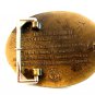 Vintage 1977 National Rodeo Hesston Belt Buckle