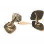 Antique Silver & Gold Tone Signed Marathon Cufflinks