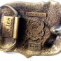 Vintage 1982 County Music Guitar Banjo Belt Buckle by Great American Buckle Co.