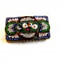 Vintage Gold Tone Italian Ultra Fine Micro Mosaic Brooch 11112013cg
