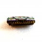 Vintage Gold Tone Italian Ultra Fine Micro Mosaic Brooch 11112013cg