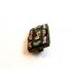 Vintage Gold Tone Italian Ultra Fine Micro Mosaic Brooch 11112013cg