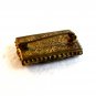 Vintage Gold Tone Italian Ultra Fine Micro Mosaic Brooch 11112013cg