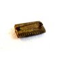 Vintage Gold Tone Italian Ultra Fine Micro Mosaic Brooch 11112013cg