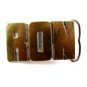 1970's RON Solid Brass Belt Buckle by AMINCO