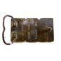 1970's RON Solid Brass Belt Buckle by AMINCO