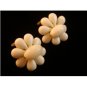 Vintage Hattie Carnegie White Clip On Earrings