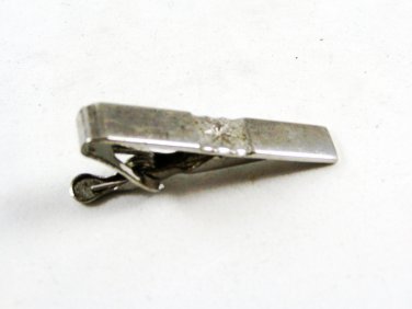 1930's - 50's Sterling Silver Tie Clasp By S In Shield 120914
