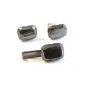 Vintage Silver Tone & Hematite Cufflinks  & Tie Clasp