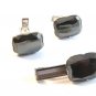 Vintage Silver Tone & Hematite Cufflinks & Tie Clasp