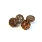 Victorian Gold Tone George VI Buttons / Cufflinks