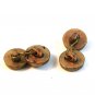 Victorian Gold Tone George VI Buttons / Cufflinks