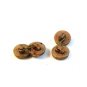 Victorian Gold Tone George VI Buttons / Cufflinks