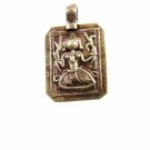 Silver Hindu Female Goddess Krishna ??? Pendant 81814
