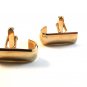 Vintage Unusual Gold Tone Cufflinks Signed Swank