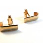 Vintage Unusual Gold Tone Cufflinks Signed Swank