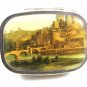 Vintage Silvertone With Picture of the French Town of Avignon Compact