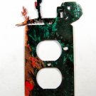 Pueblo Cactus Double Outlet Cover by Steel Images USA 030315Z