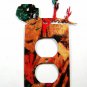 Pueblo Cactus Double Outlet Cover by Steel Images USA 030315Z