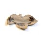 Vintage Siam Sterling Niello Dancing Lady Leaf Brooch