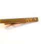 Vintage Gold Tone & Diamond Chip Tie Clasp
